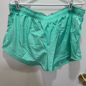 Nike Mint Green Athletic Shorts